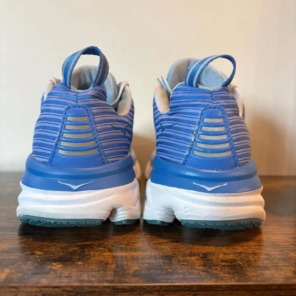 HOKA ONE ONE Bondi 6 Womens 10B Serenity Palace Blue Running Shoes
